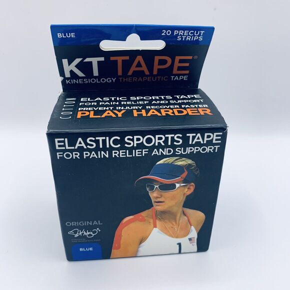KT TAPE Original Cotton Elastic Kinesiology Therapeutic Tape 14 Pre Cut 10 Inch - Picture 1 of 6